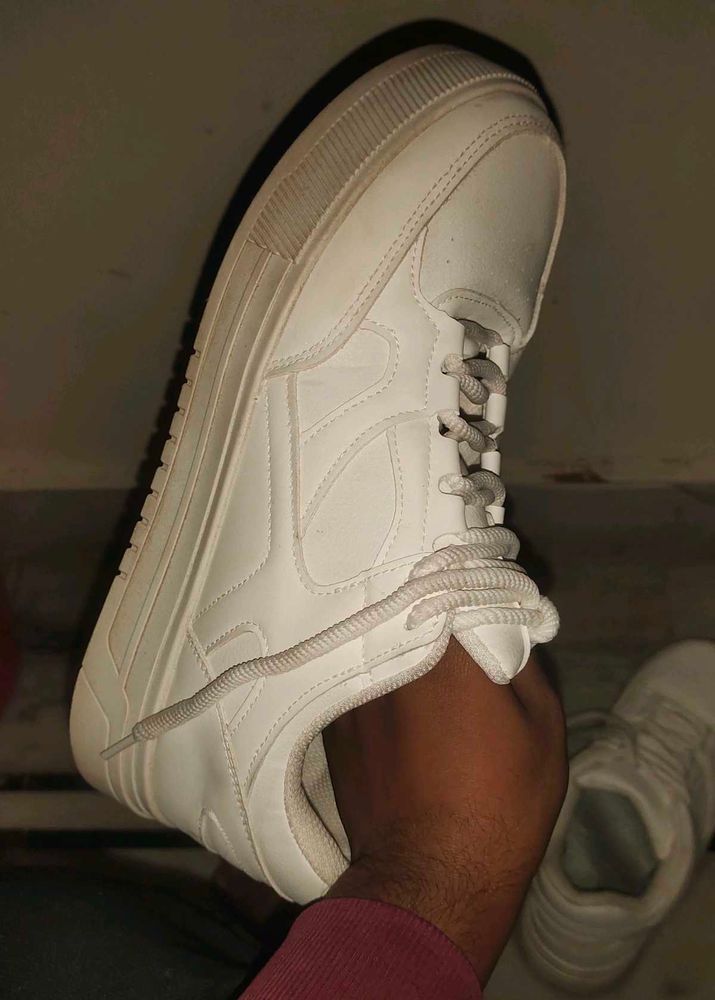 White Casual Sneakers