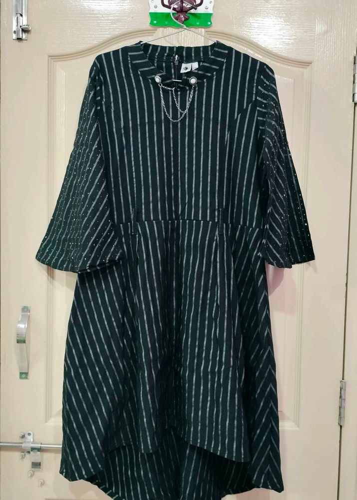 Striped Hi-Lo Dress XXL 👗