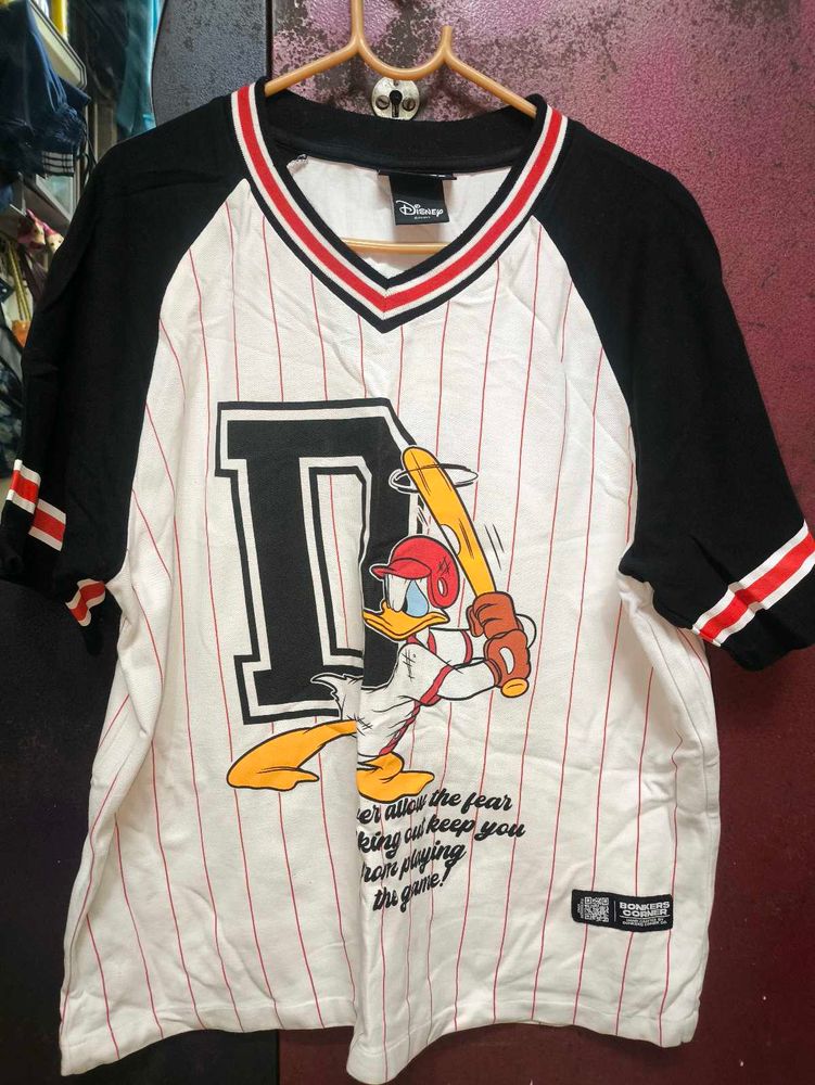 Cropped Bonkers Donald Duck Tshirt