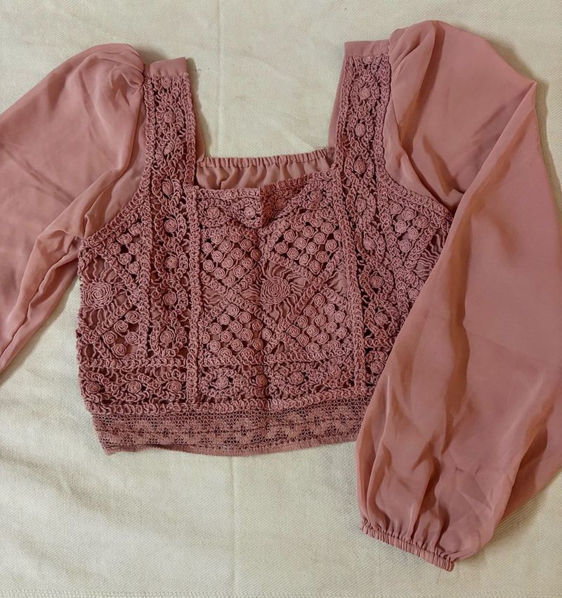 Beautiful Peach/ Mauve Colour Top