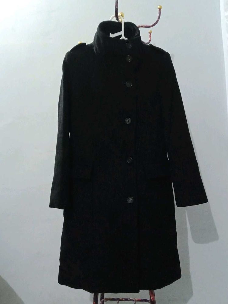 Elegant Black Overcoat