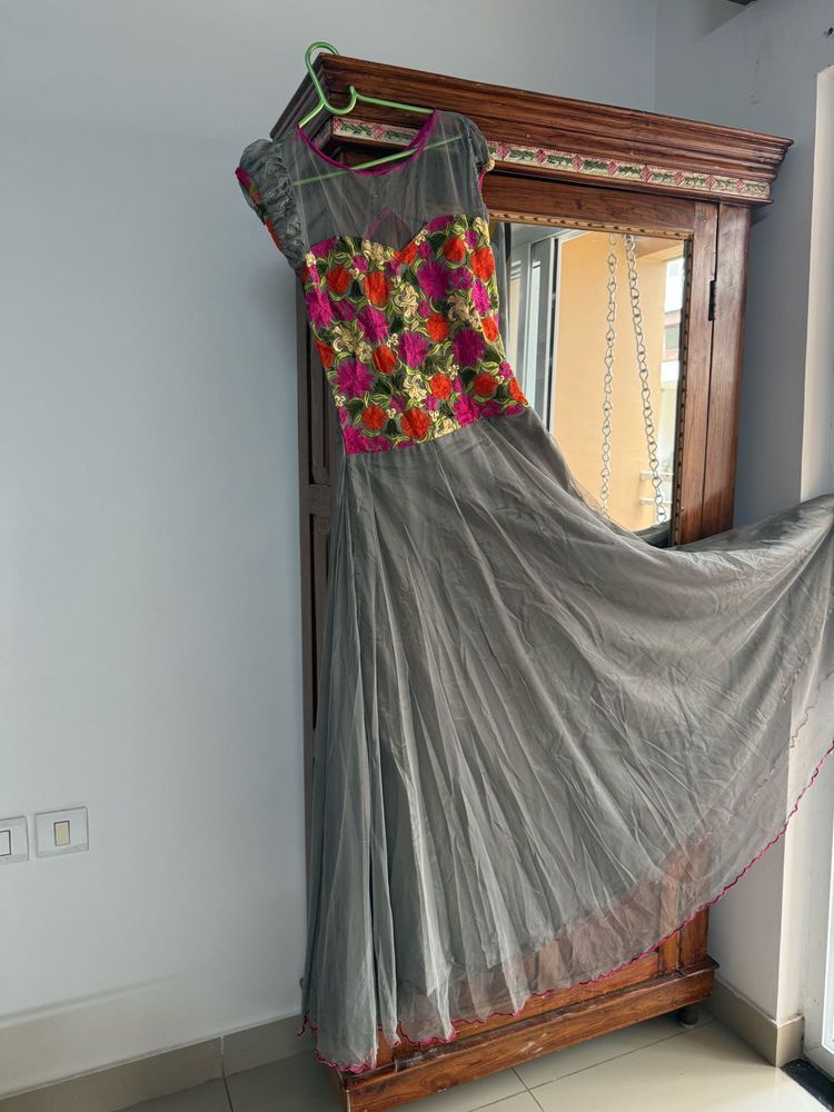 Drop Back Sangeet Dress