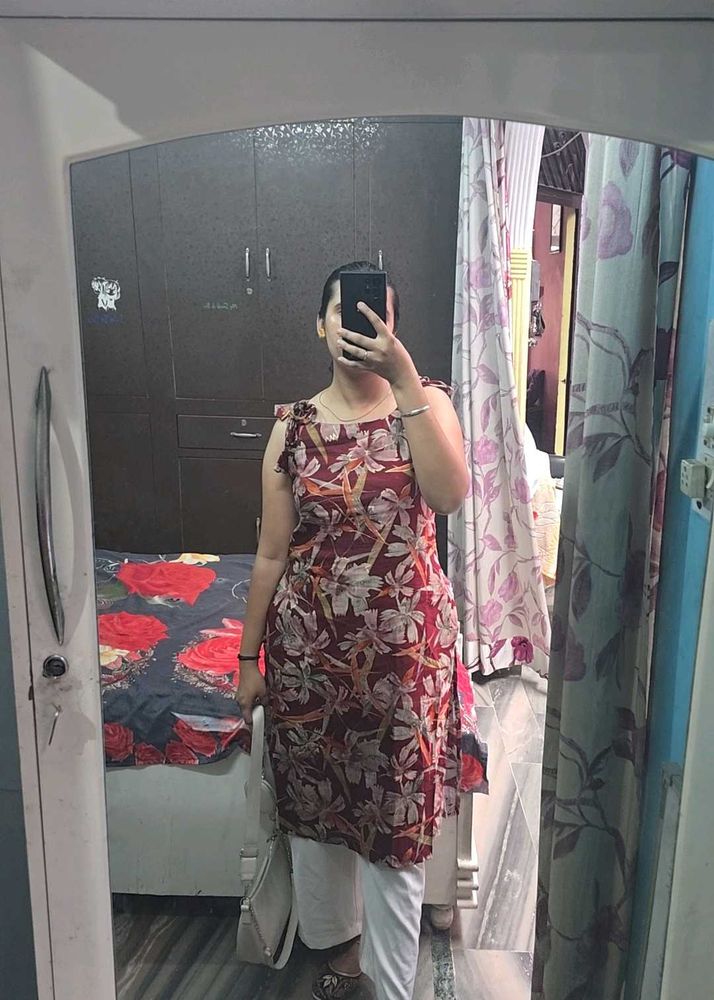 Kurti With Dori Straps