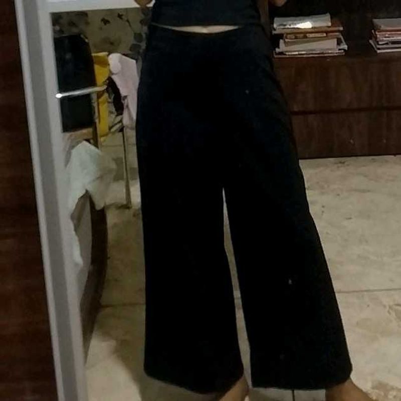 Black High Waist Trouser