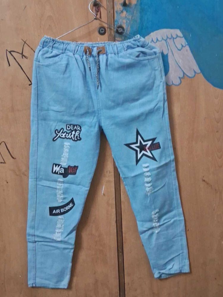 Cool Blue Kids Denim Pants