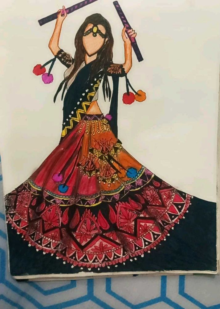 Handmade Pencil Color Drawing