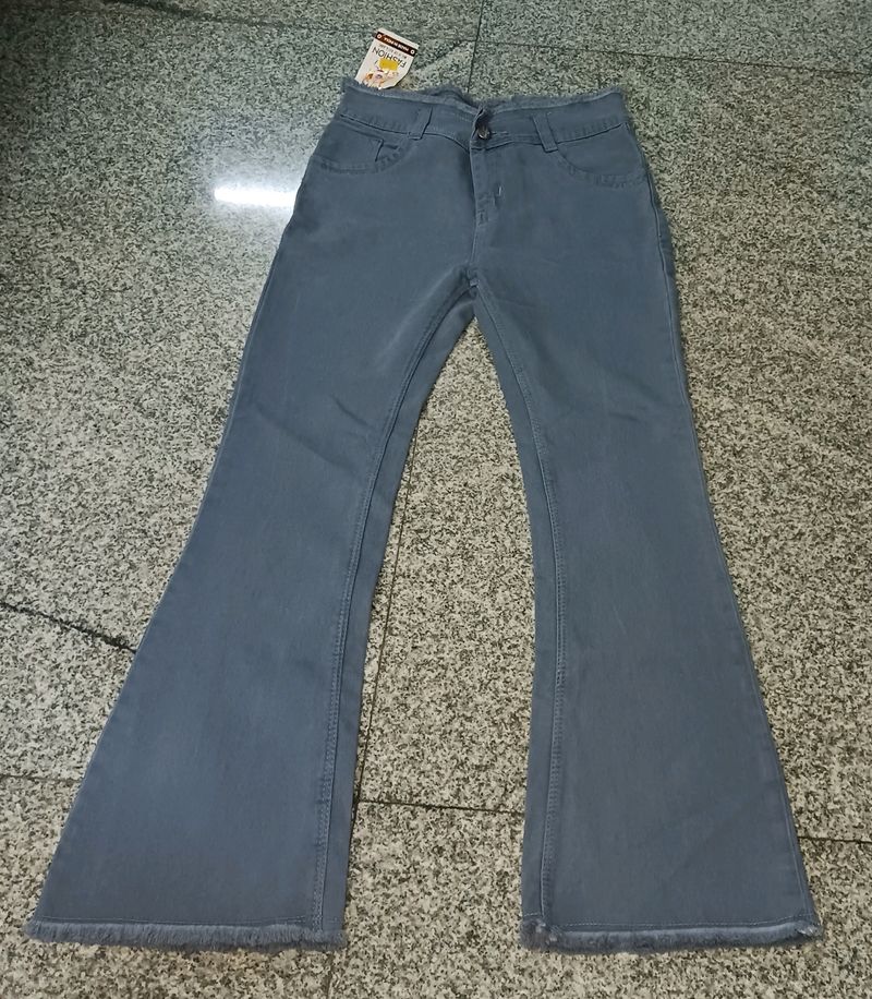 Grey BELL bottom Jean