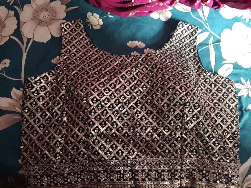 Sequined Party Blouse