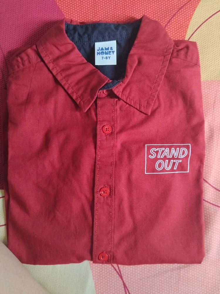 Maroon Jam And Honey Shirt