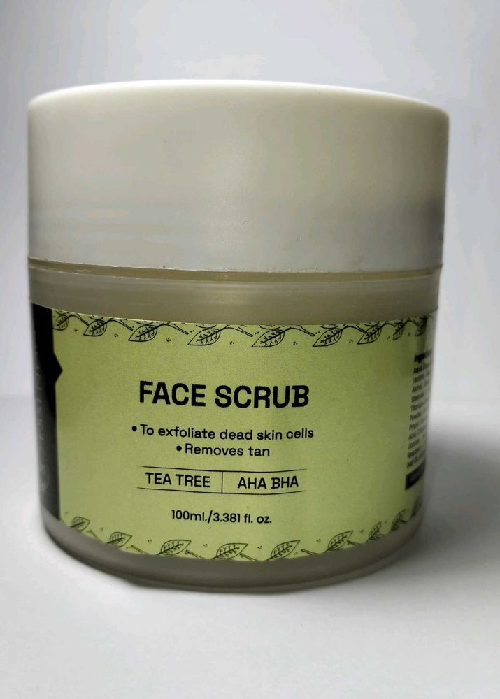 Tea Tree AHA BHA Face Scrub