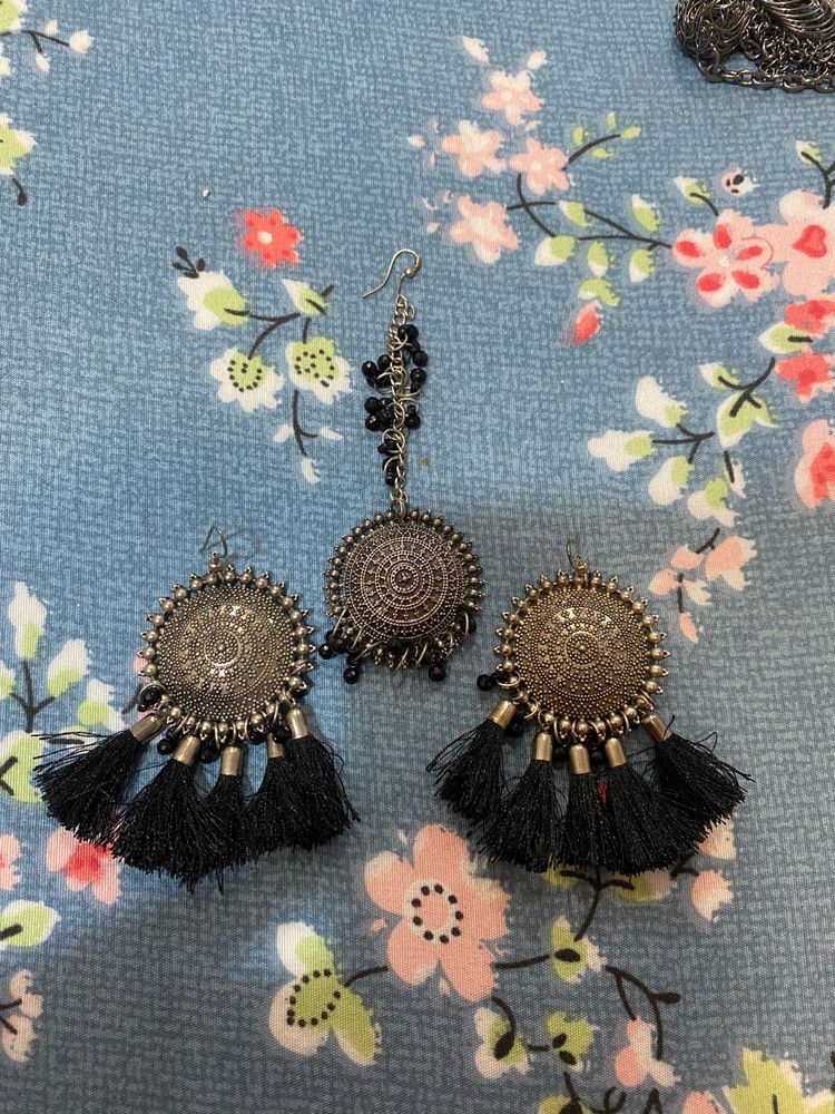 Oxidized Jewelry Set
