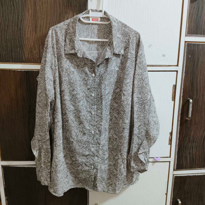 Brown Casual/Formal Shirt XXL
