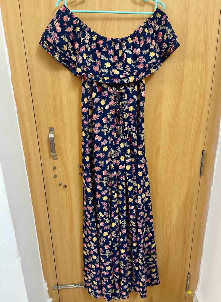 Nuon By Westside Floral Off Shoulder Dress