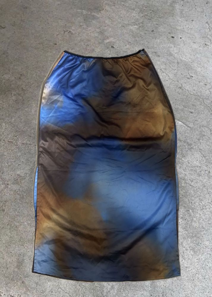 Tie-dye Skirt with slit on both side