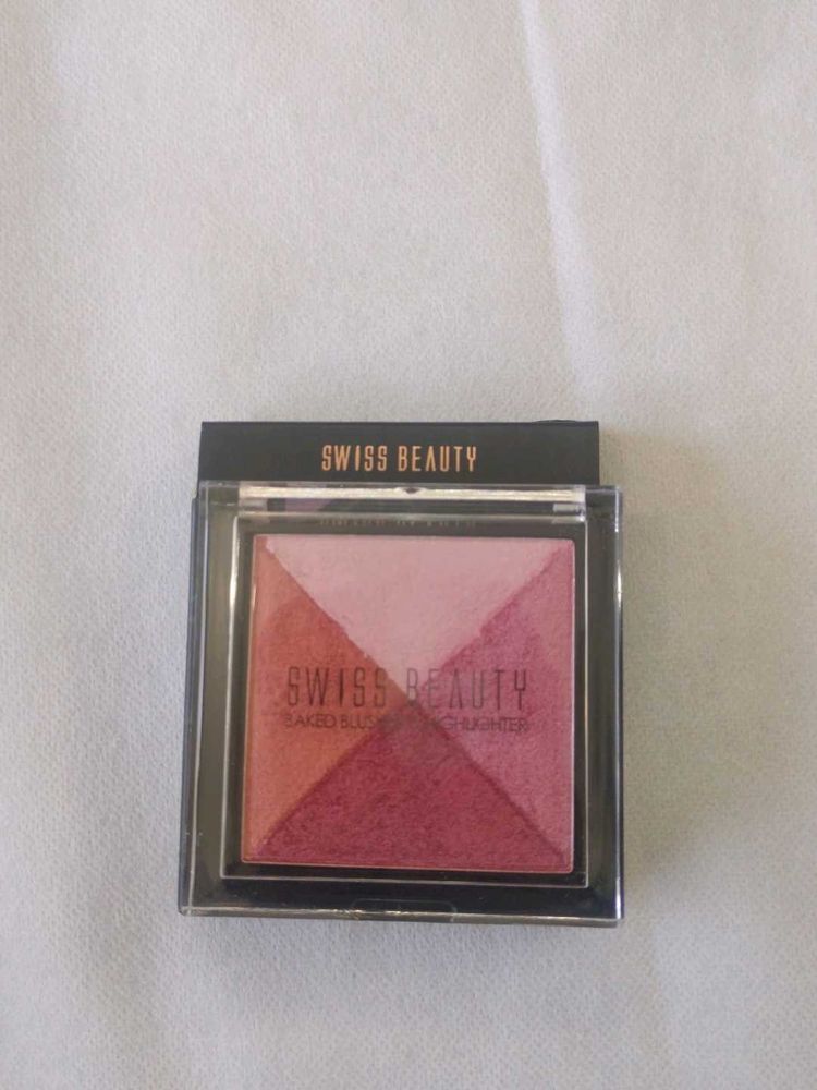 SWISS BEAUTY BAKED BLUSHER&amp; HIGHLIGHTER