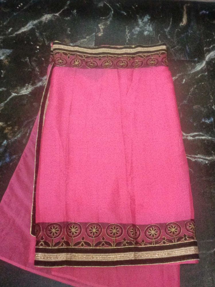 Pink Ethnic Skirt