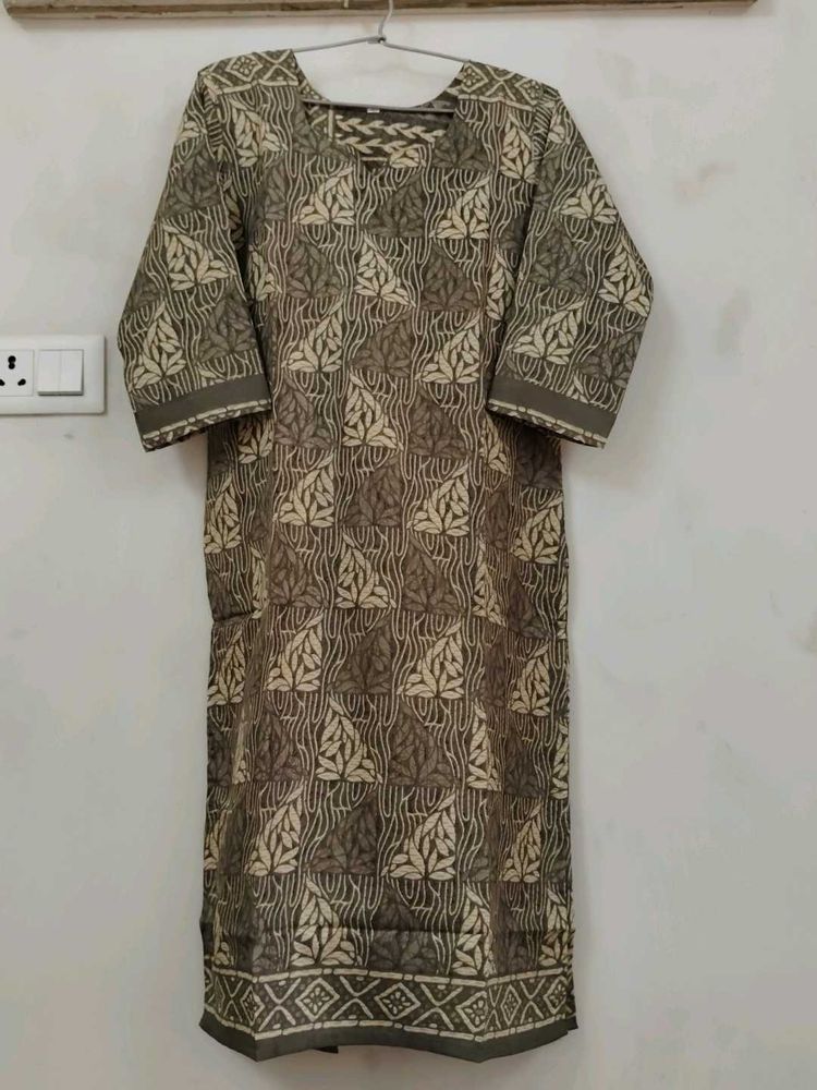 Leaf Print Kurti