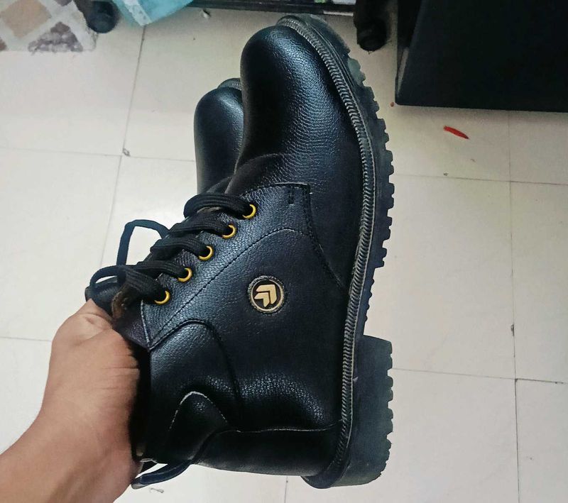 Black Leather Boots
