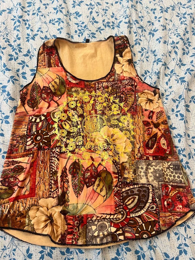 Boho Floral Tank Top