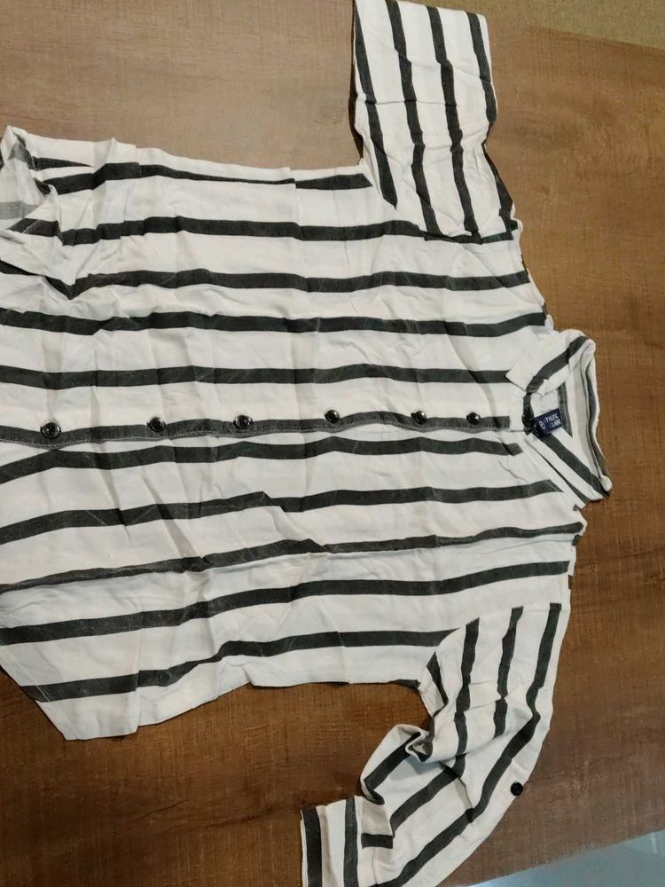 Striped Long Sleeve Shirt