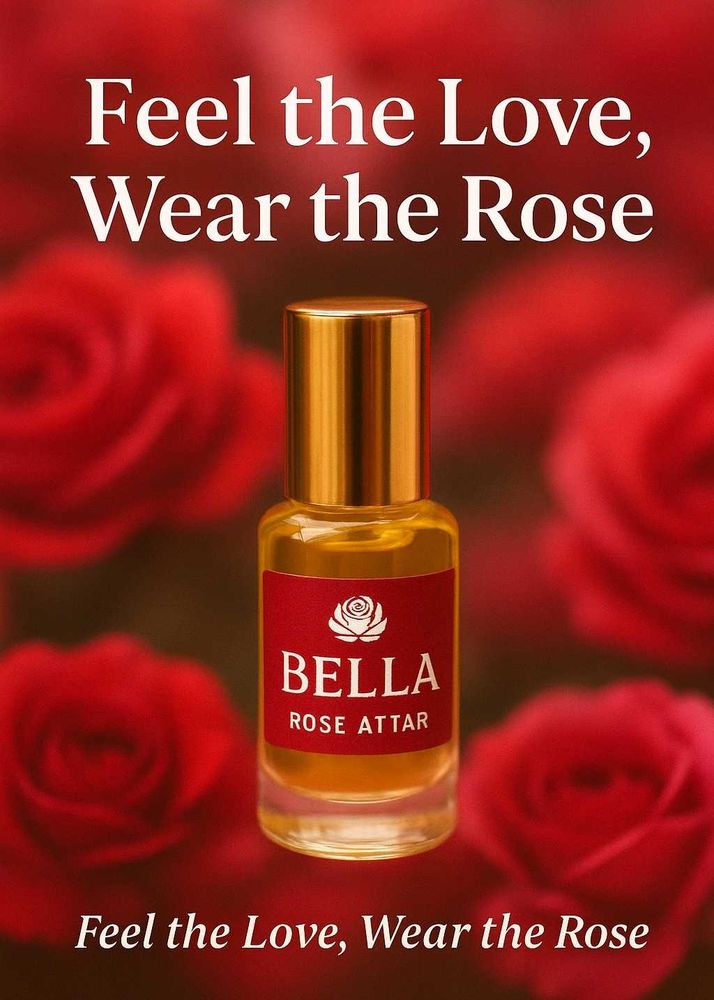 Bella Rose Attar - Floral Fragrance