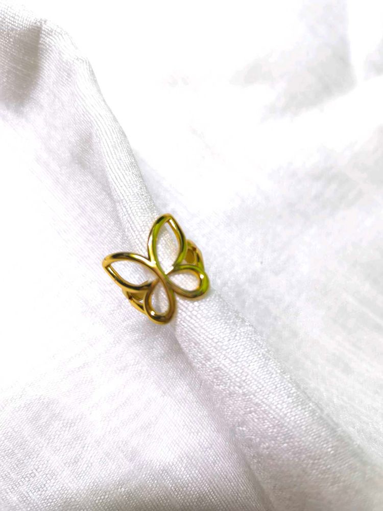 Butterfly Gold-Tone Ring