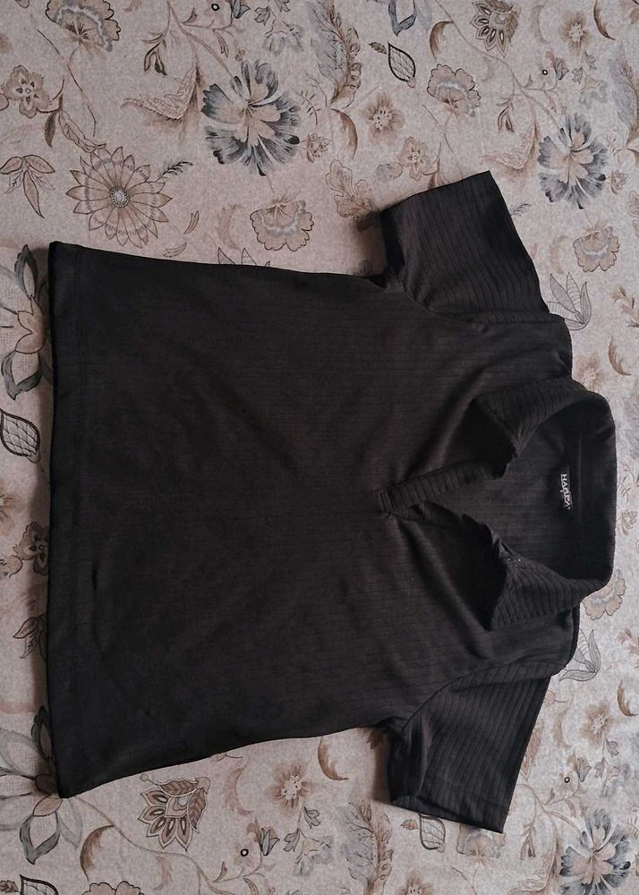 Black Polo T-Shirt
