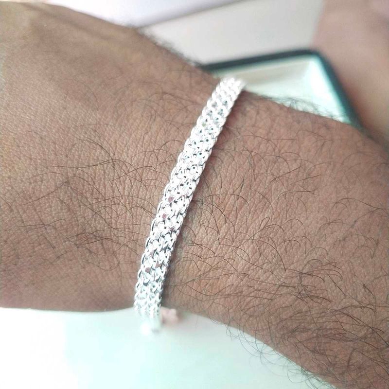Pure Silver R3-91 Highway Chain Bracelet