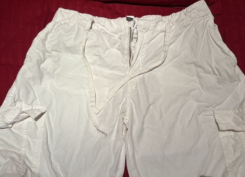 white pinterest parachute pants