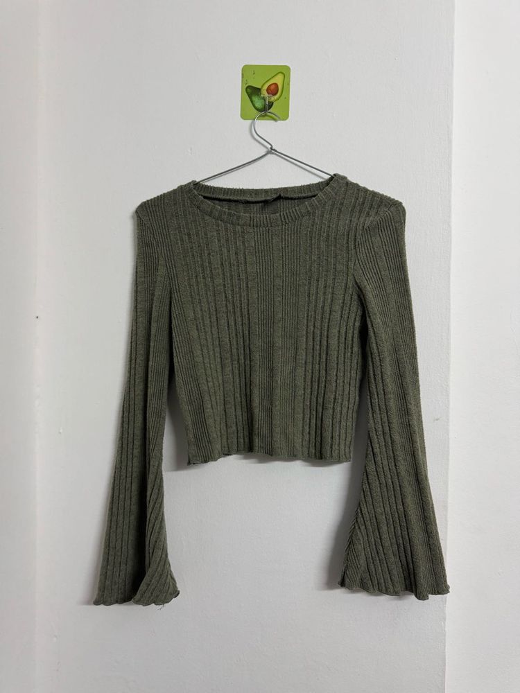 Flared Sleeve Top