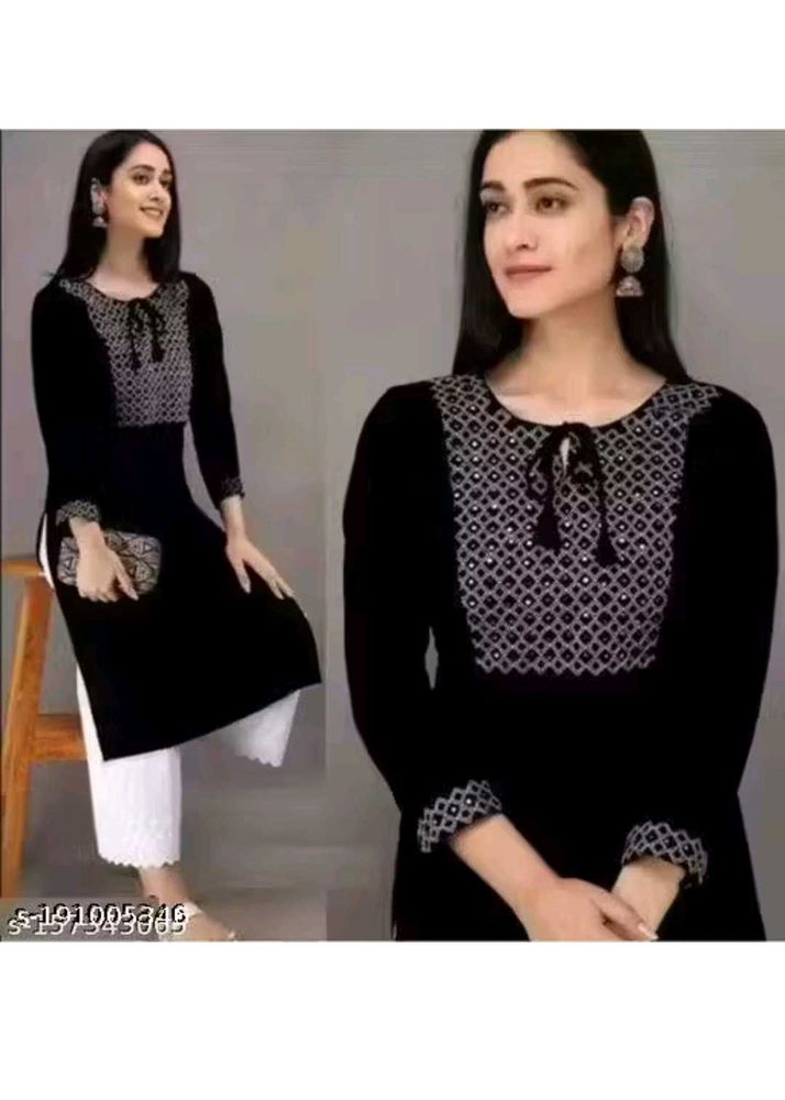 Elegant Black Kurta