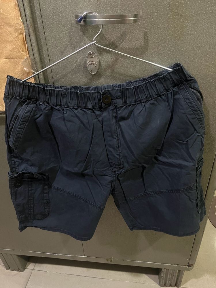 4 Pocket Black Shorts