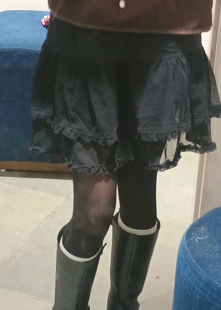 Gothic Tiered Ruffle Skirt