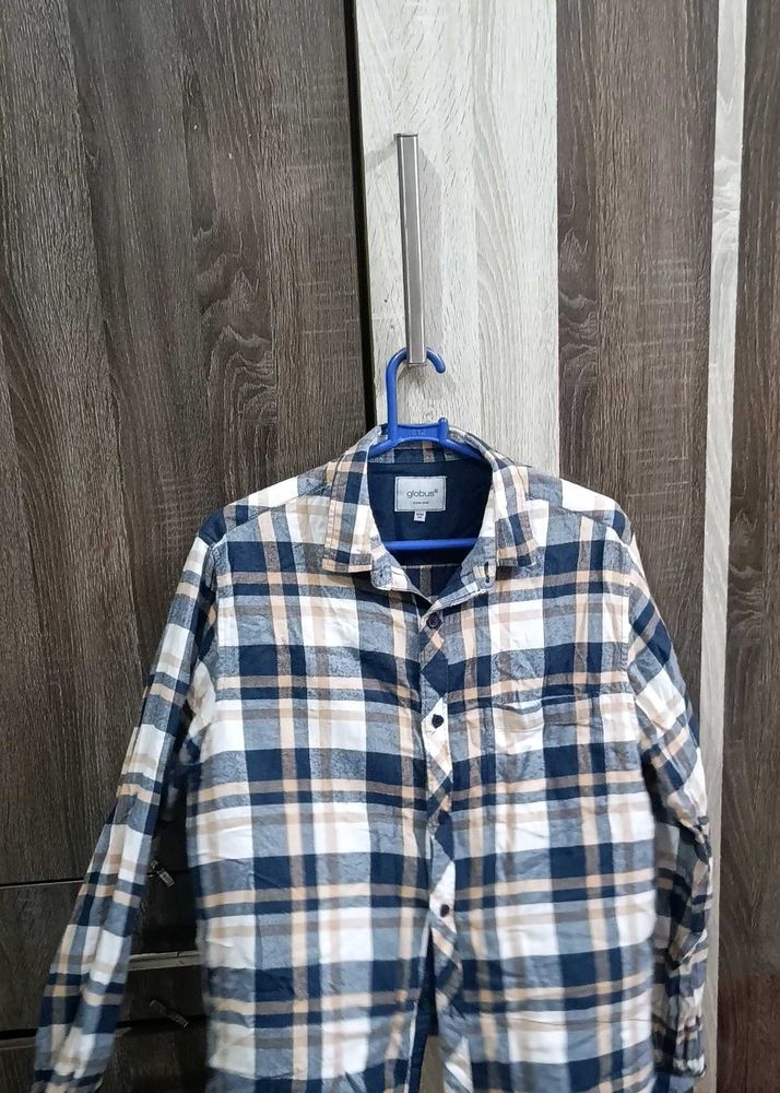Unblue Plaid Flannel Button Down