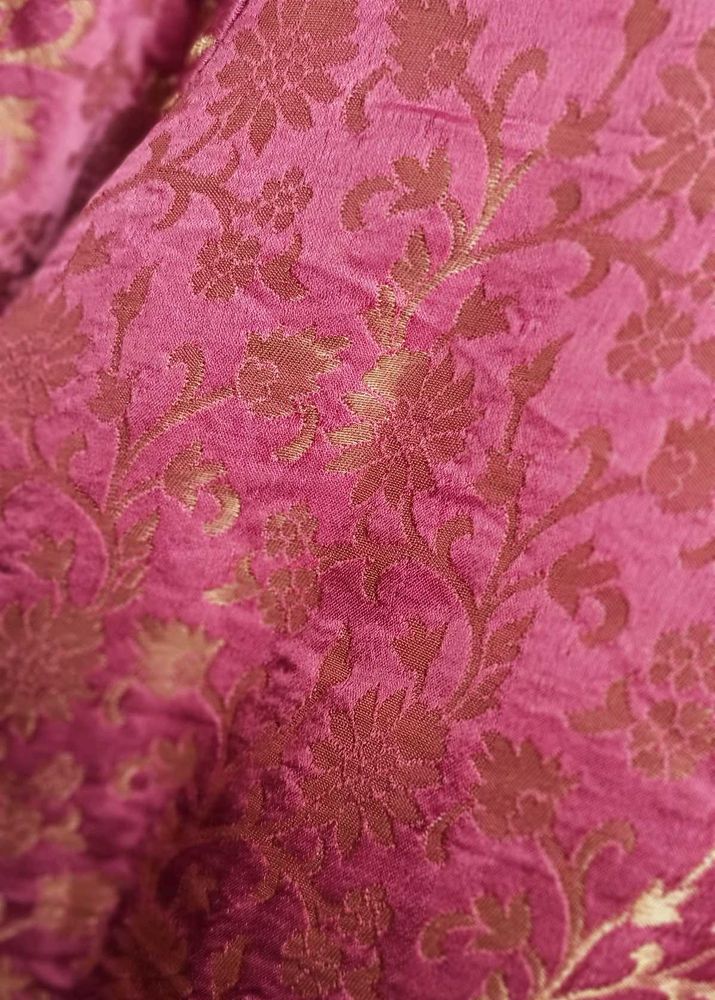 Pink Brocade AlineFrock And Salwar(Unused)