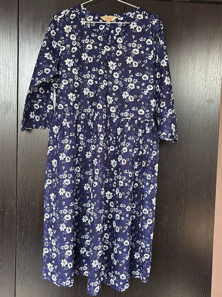 Floral Print Midi Dress