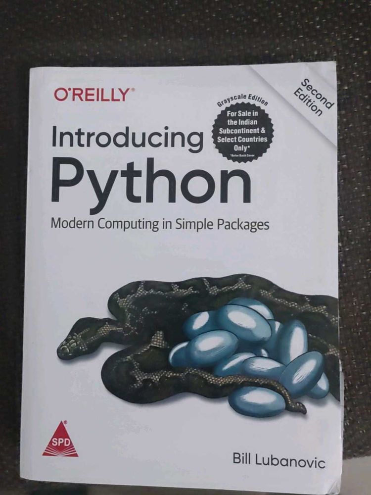 Book Introducing Python- O&#39;Reilly. Bill Lubanovic