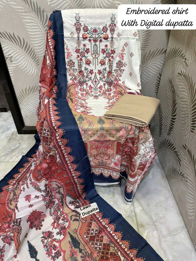 Self Embroidered Dress