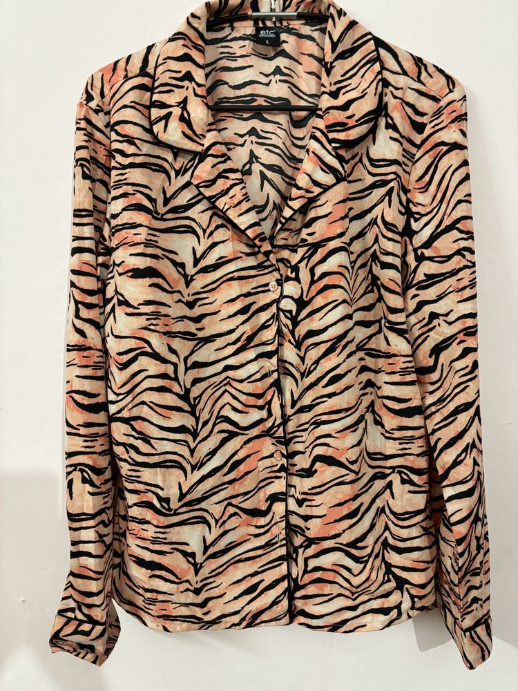 Animal Print Night Suit