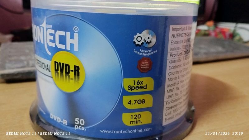 FRONTECH DVD-R 4.7 GB