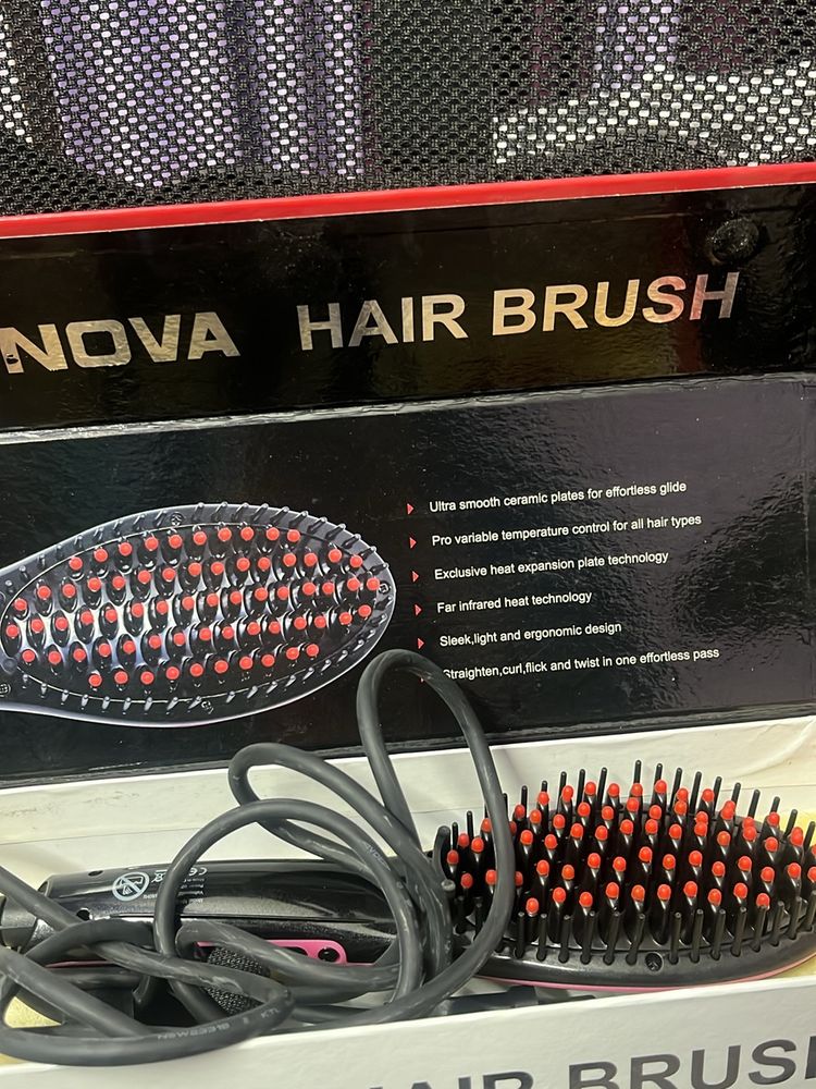Nova Hair Straightener Brush