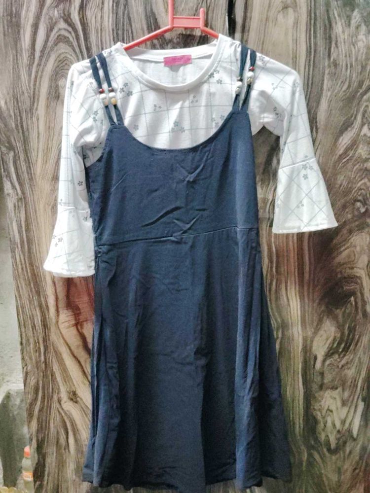 Cute Girls&#39; Layered Dress