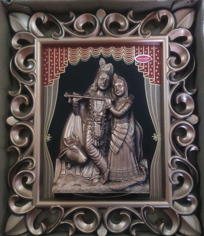 Krishna Radha Framed Art