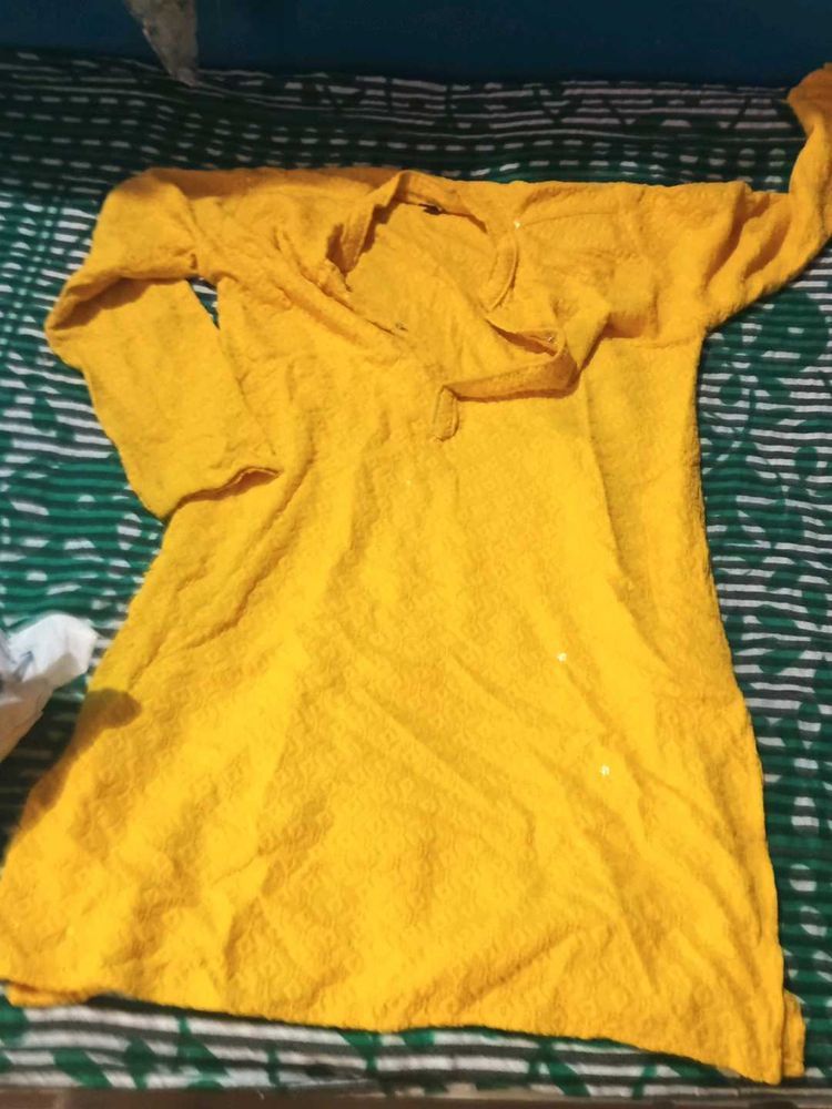 Yellow Kurta