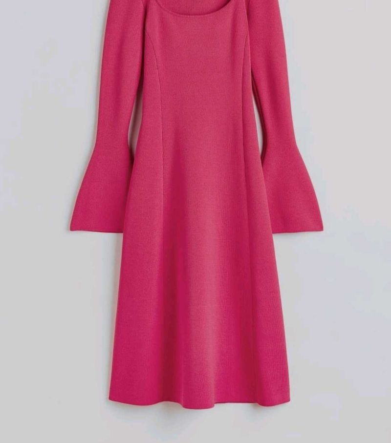 Valentine Dress..Cute Coral Pink 💗🎀 A Line Dress