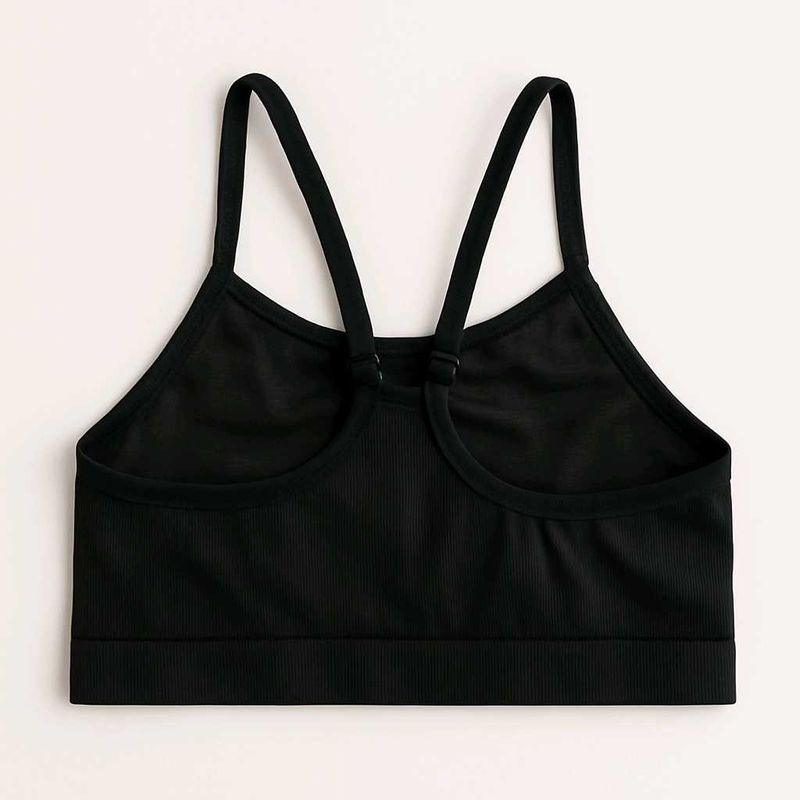 Black Sports Bra 2 Two Piece Just 170 Rupees