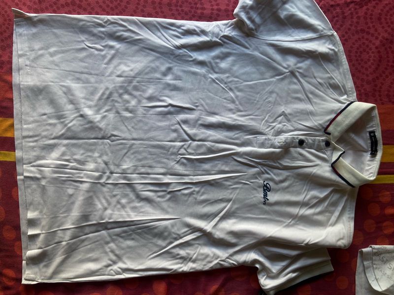 Men&#39;s White Polo T-Shirt