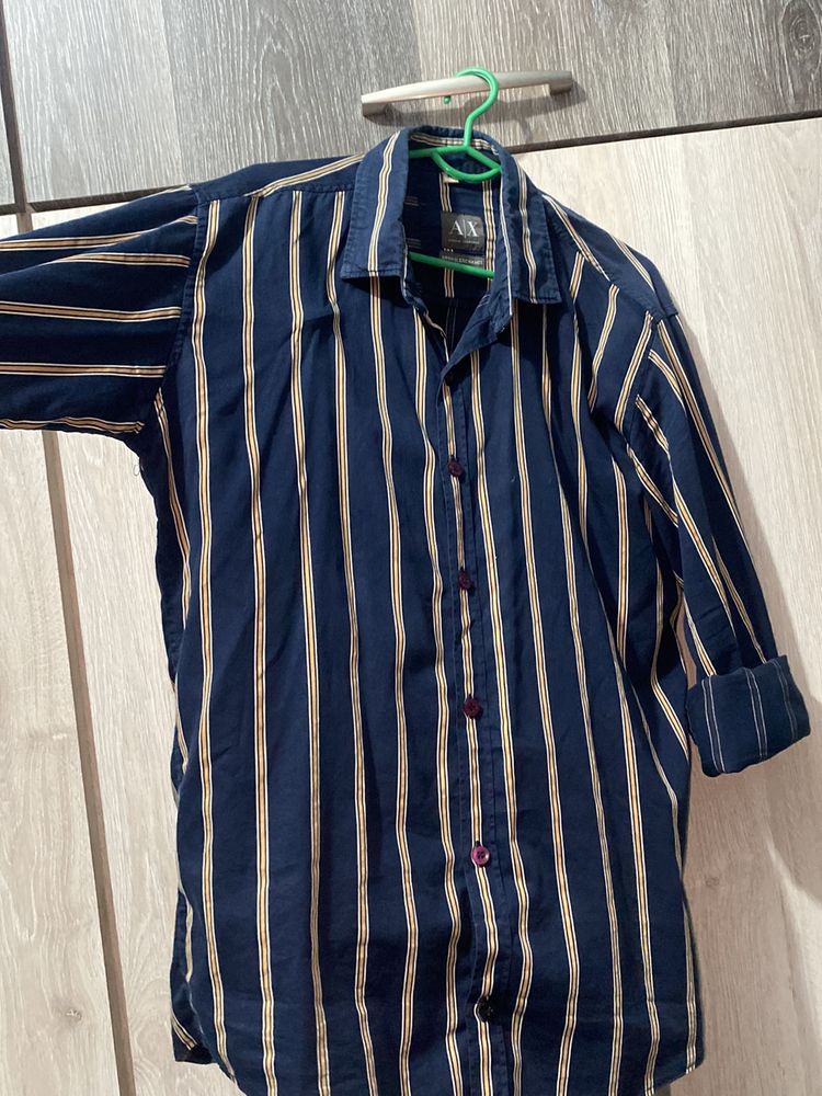 Armani Exchange Navy Lining Shirt