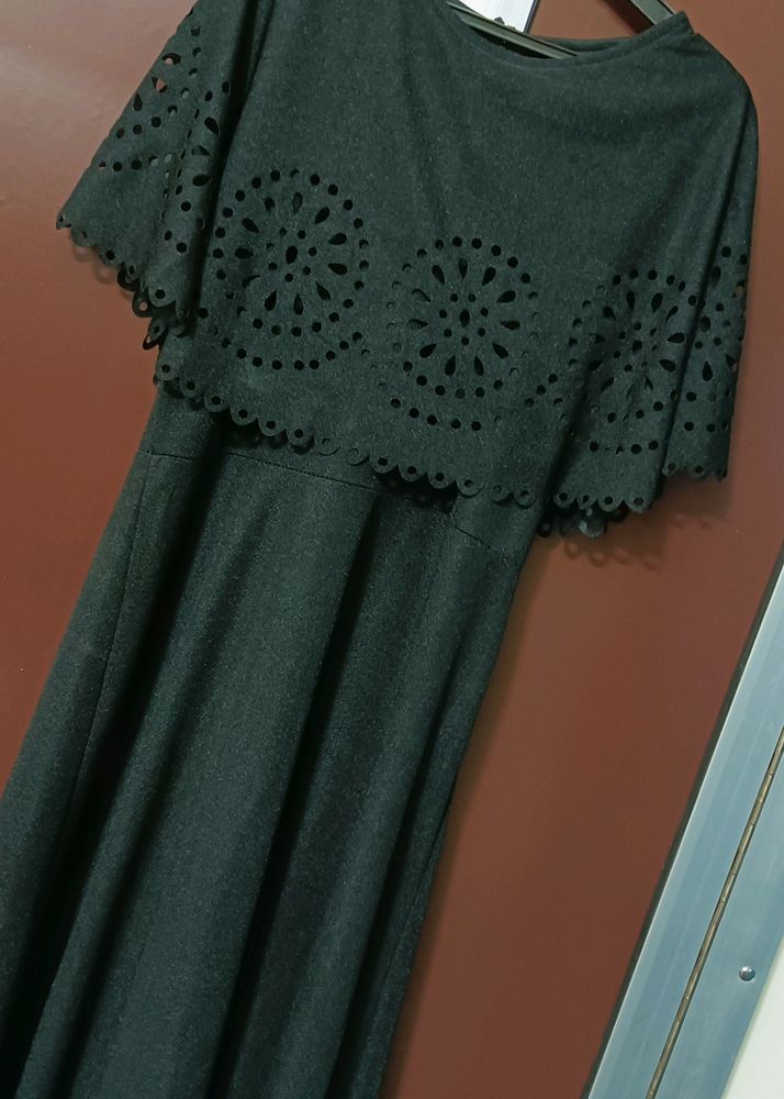 Black Poncho Dress