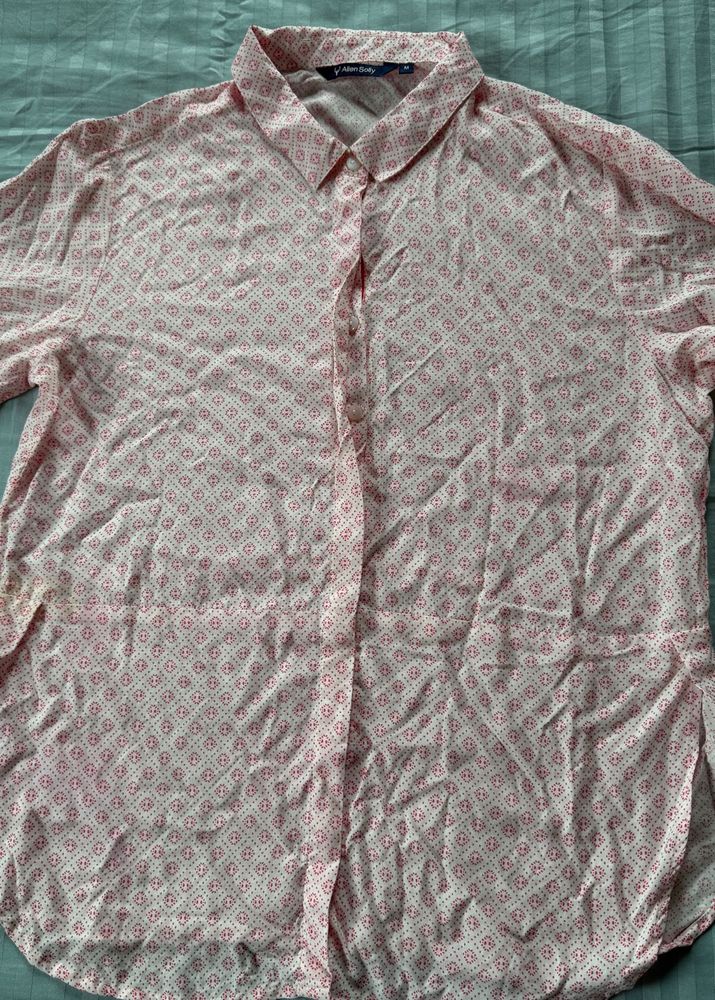 Patterned Pink Shirt